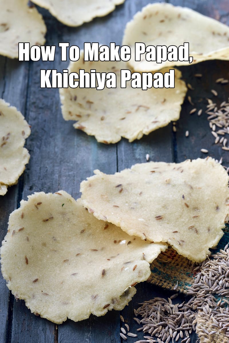 How to make khichiya papad recipe | Indian style khichiya papad | easy rice khichiya papad | rice papad | | Tarla Dalal