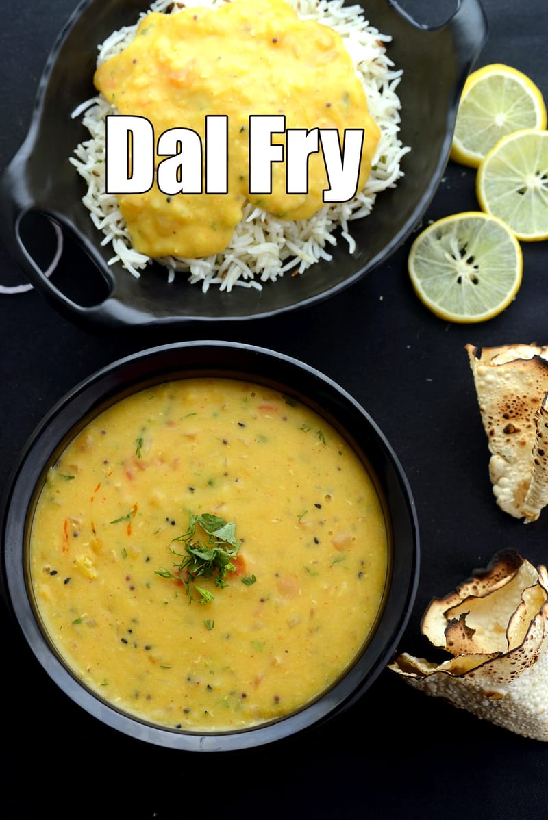 Dal fry | Punjabi dal fry | dhaba style dal fry | Indian dal curry soup | | Tarla Dalal