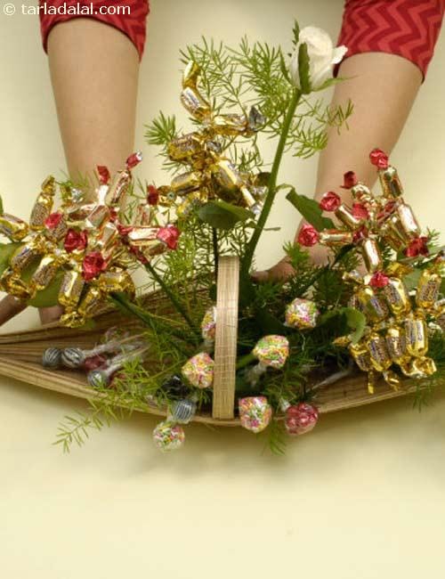 A Truly Delectable Bunch ( Flower Arrangements) | Tarla Dalal