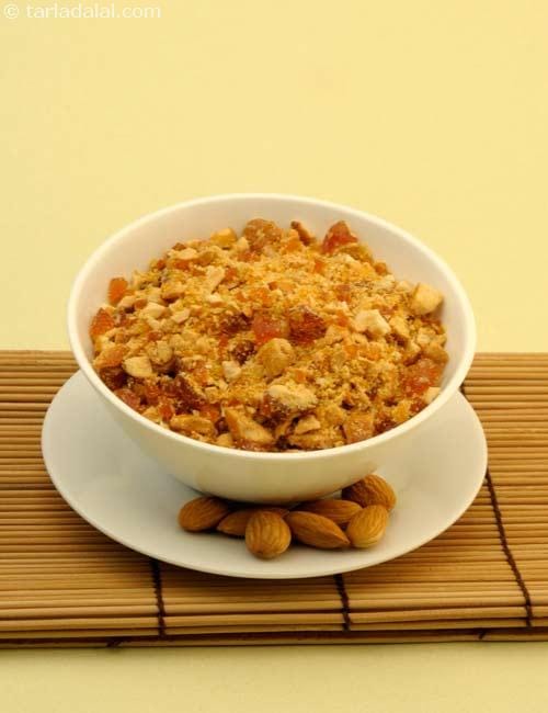 Almond Praline ( Eggless Desserts Recipe) | Tarla Dalal