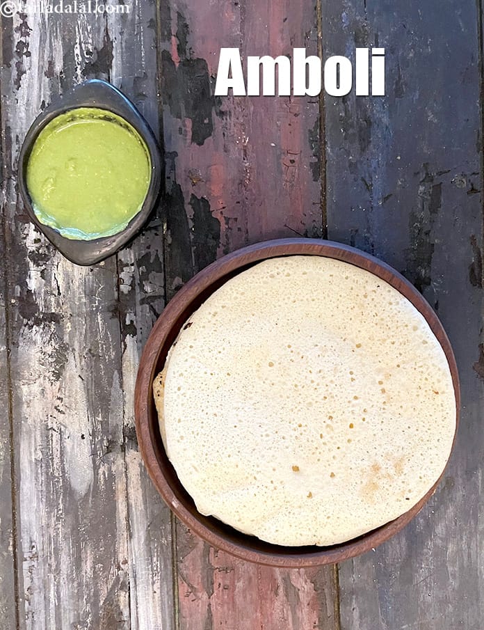 Amboli Recipe (Maharashtrian Amboli) | Tarla Dalal