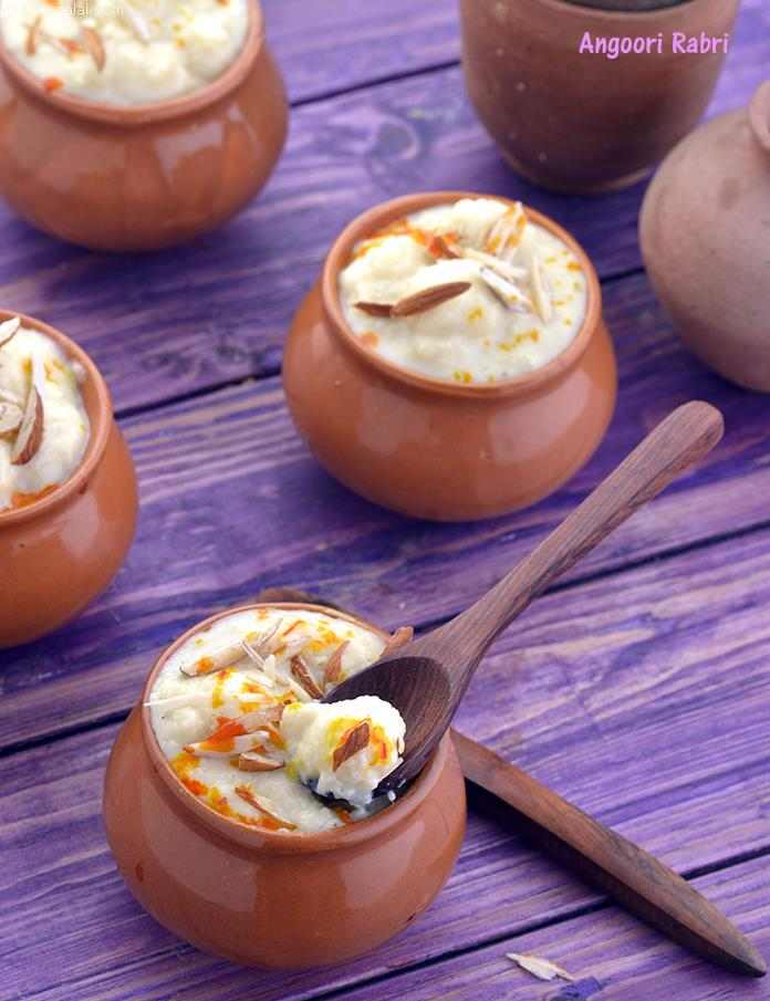 Angoori Rabri, Angoori Rabdi | Tarla Dalal