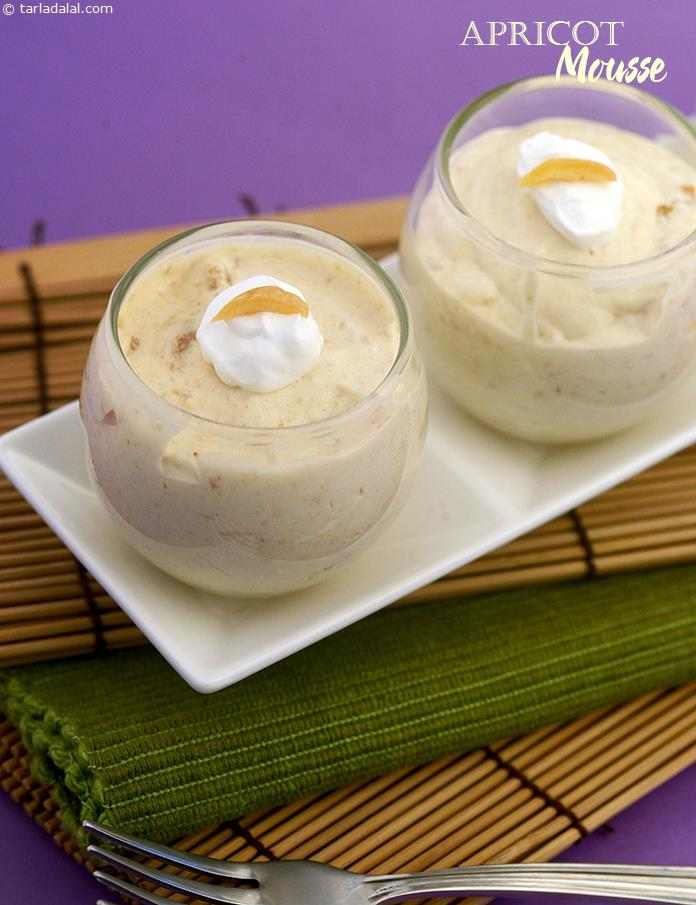 Apricot Mousse | Tarla Dalal