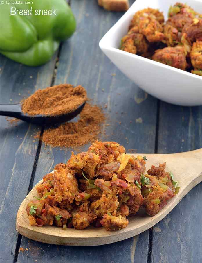 Bread Snack ( Tiffin Treats) | Tarla Dalal