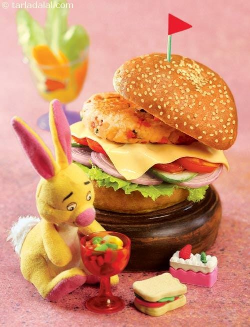 Burger | Tarla Dalal