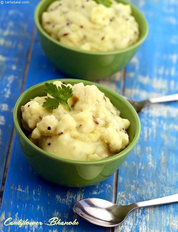 Cauliflower Bhanolu ( Microwave Recipe) | Tarla Dalal