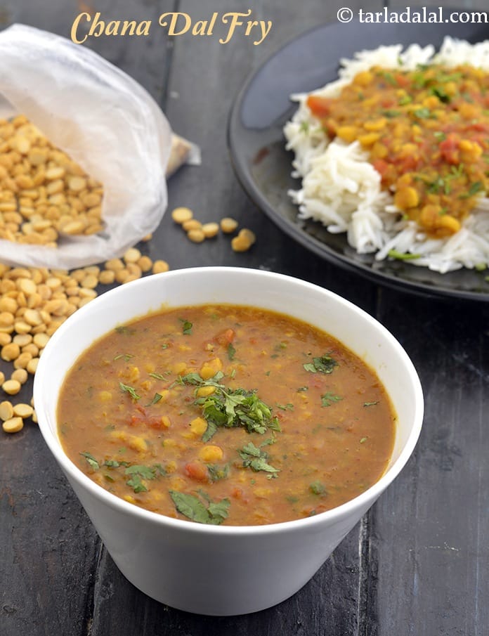 Chana dal fry recipe | North Indian chana dal tadka | easy chana dal masala | how to make Punjabi masala chana dal | | Tarla Dalal