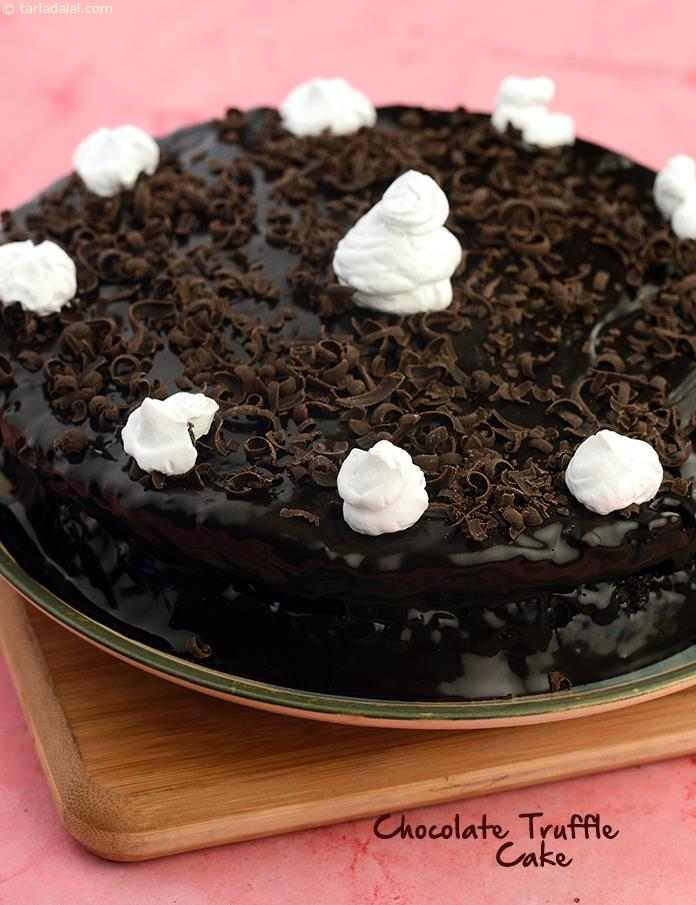 Chocolate Truffle Cake | Tarla Dalal
