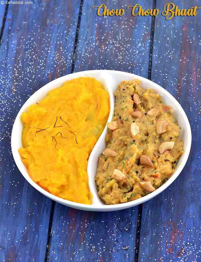 Chow Chow Bhaat Recipe (Karnataka Bhath) | Tarla Dalal