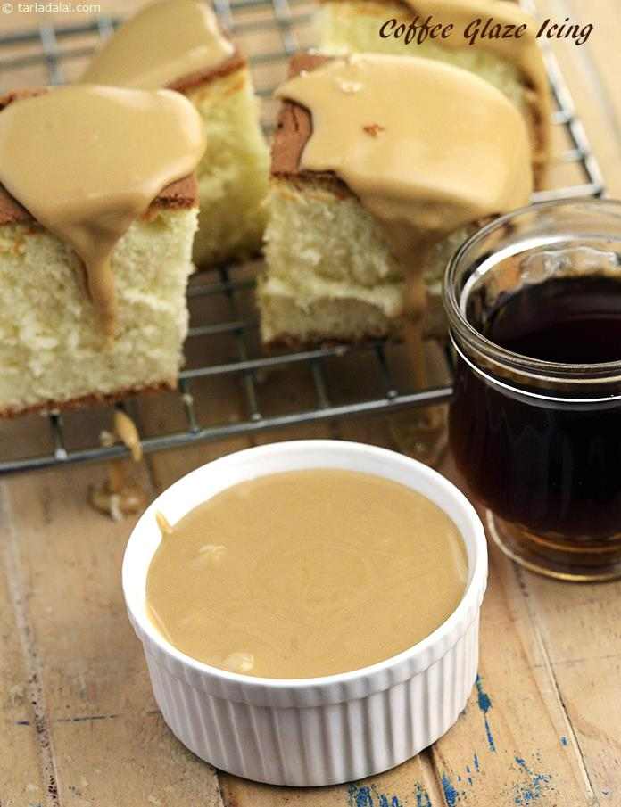 Coffee Glaze Icing | Tarla Dalal