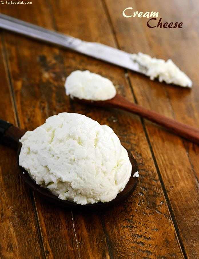 Cream Cheese ( Chocolate Cookbook) | Tarla Dalal