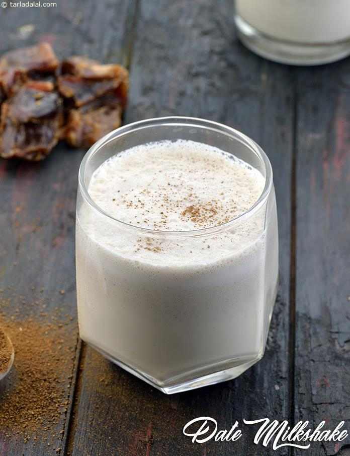 Date Milkshake | Tarla Dalal
