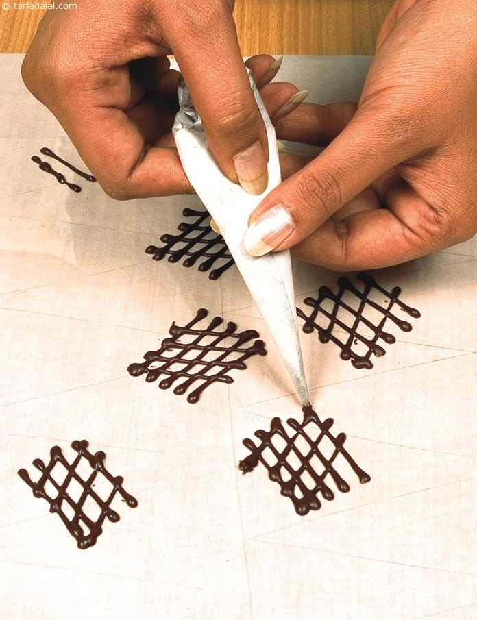 Decorating with Chocolate | Tarla Dalal
