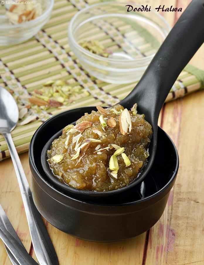 Doodhi Halwa, Lauki Halwa Recipe | Tarla Dalal