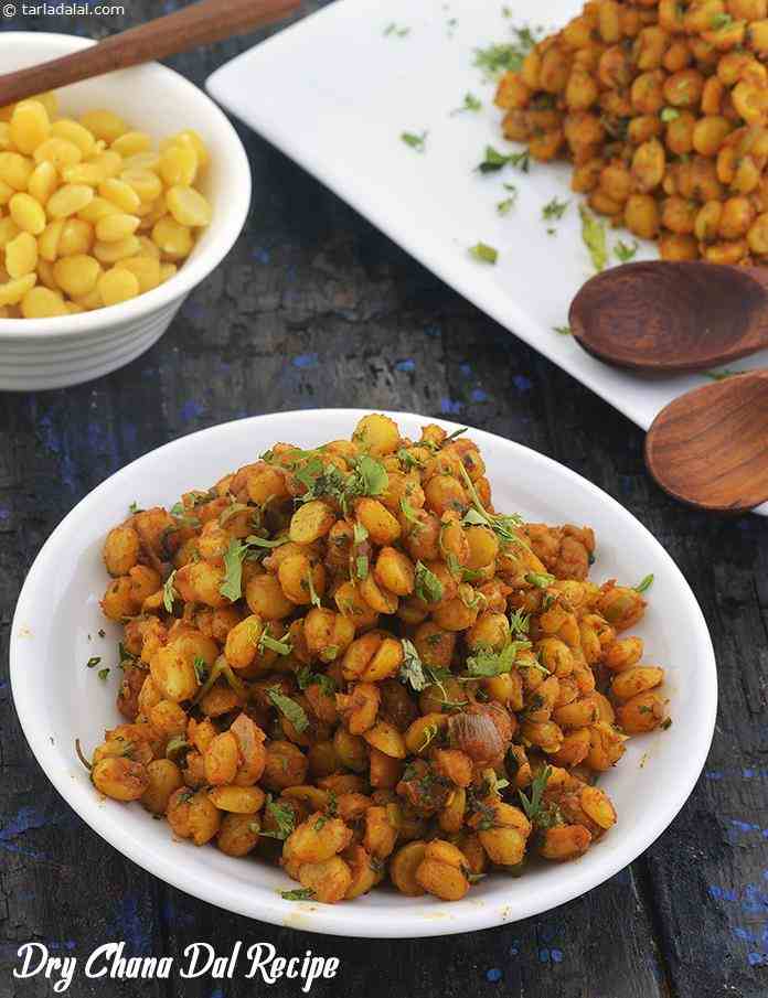 Dry Chana Dal Recipe | Tarla Dalal