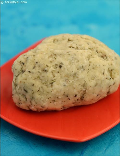 Herbed Pasta Dough Recipe (Flavoured Pasta Dough) | Tarla Dalal