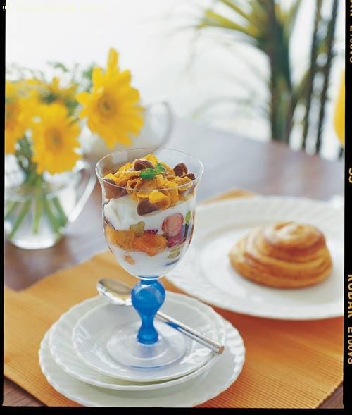 Fruity Youghurt | Tarla Dalal