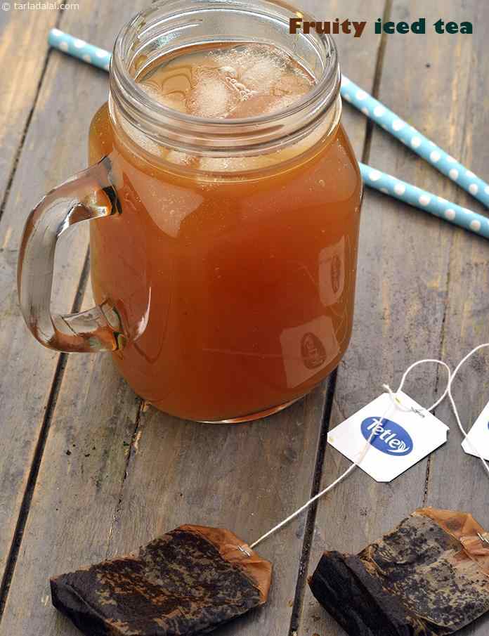 Fruity Iced Tea | Tarla Dalal