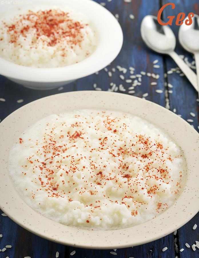 Ghes recipe | Jain curd rice recipe | rice porridge | | Tarla Dalal