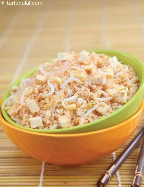 Ginger Fried Kodri ( Eat Well Stay Well Recipes ) | Tarla Dalal