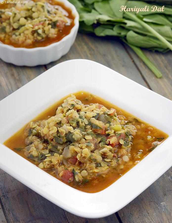 Hariyali Dal (  Microwave) | Tarla Dalal