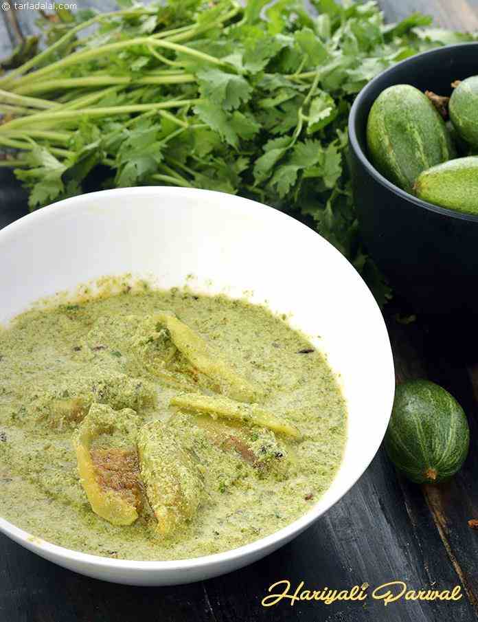 Hariyali Parwal, Hariyali Parwal Curry | Tarla Dalal