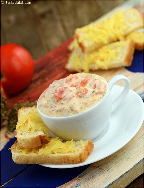 Herbed Tomato Dip | Tarla Dalal
