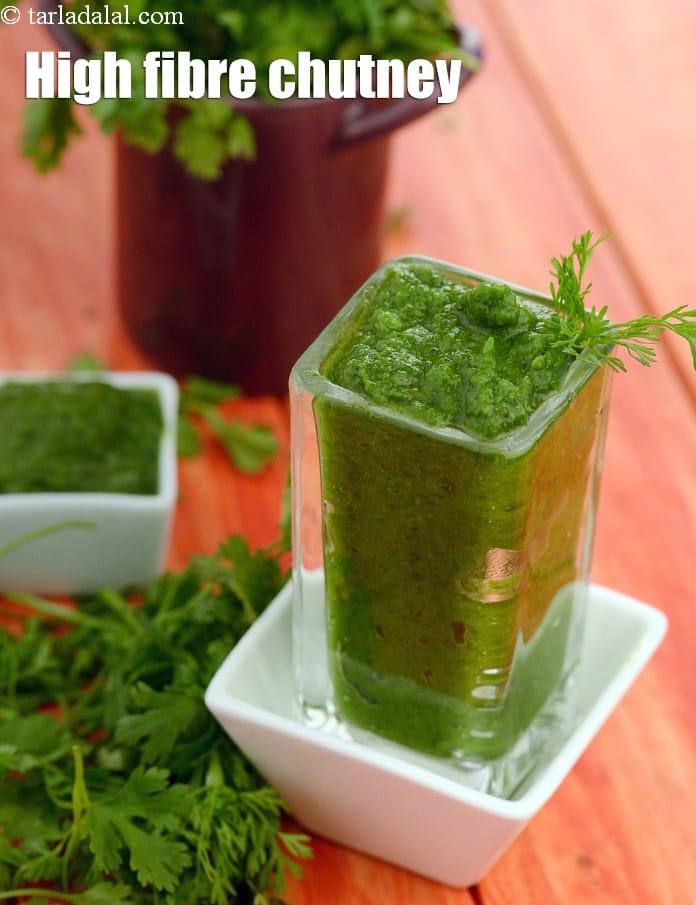 High fibre chutney recipe | green peas fibre rich chutney | healthy Indian chutney | | Tarla Dalal
