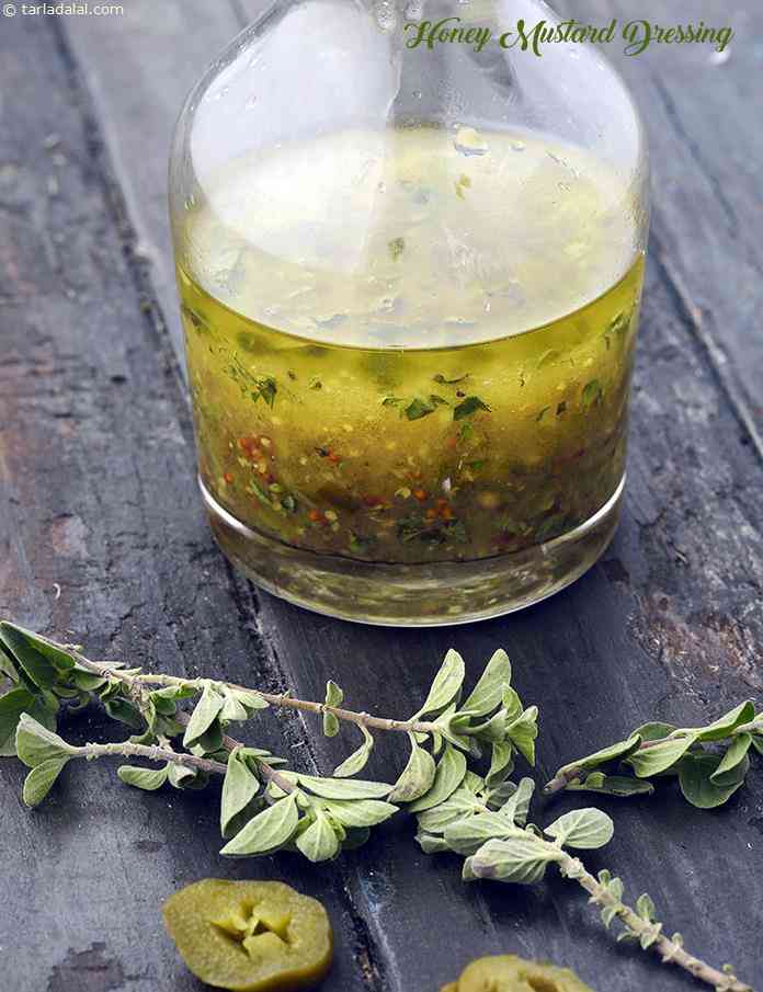Honey Mustard Dressing | Tarla Dalal