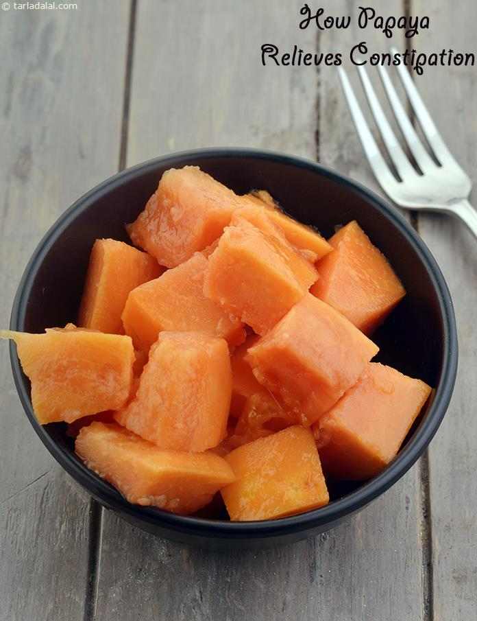 How Papaya Relieves Constipation | Tarla Dalal