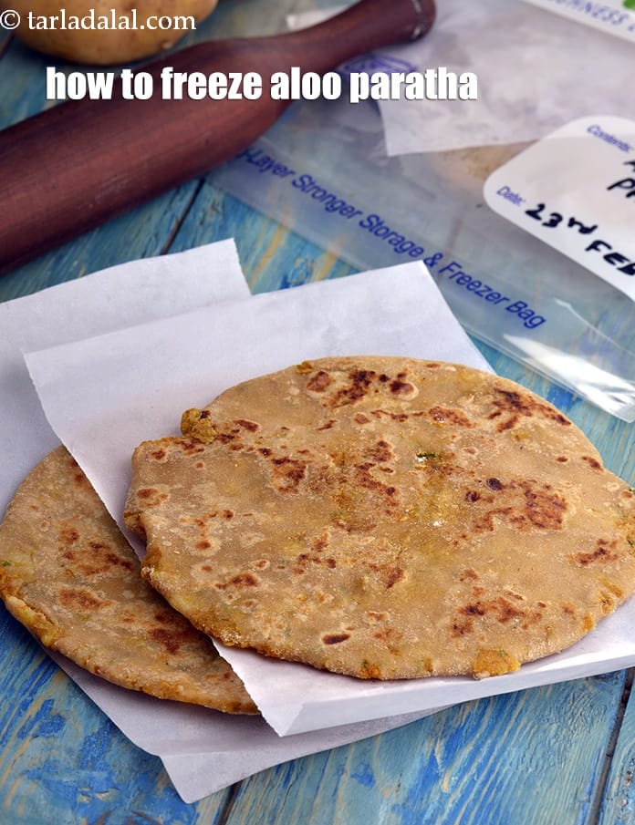 How to freeze aloo paratha recipe | how to store aloo paratha | tips to freeze parathas | | Tarla Dalal