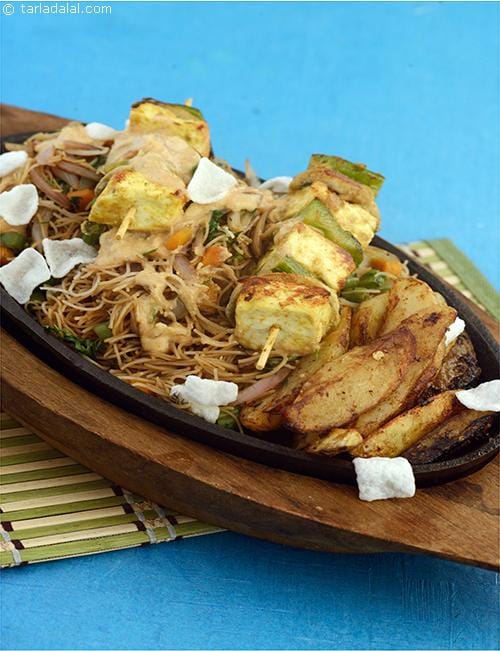 Indonesian Sizzler | Tarla Dalal