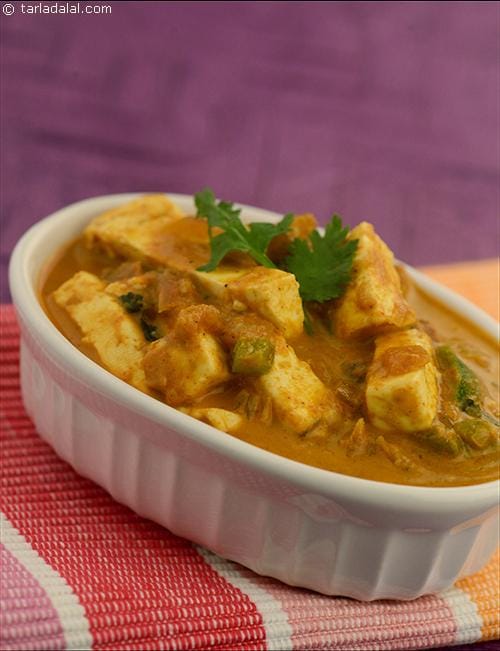 Kadhai Tofu | Tarla Dalal