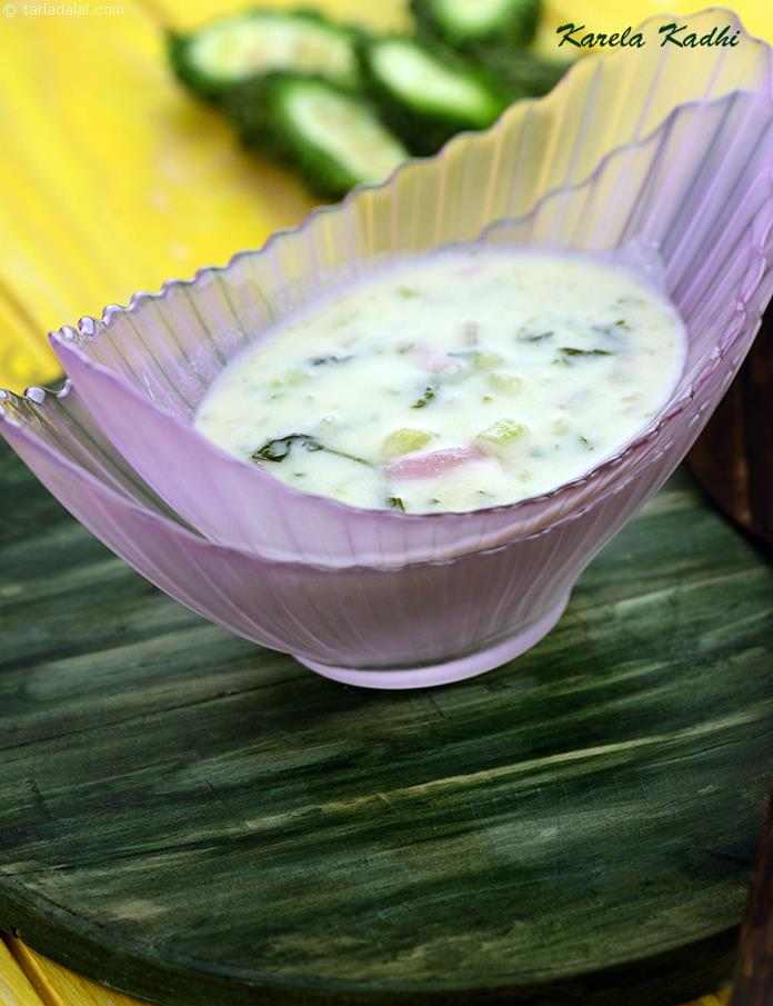 Karela Kadhi | Tarla Dalal