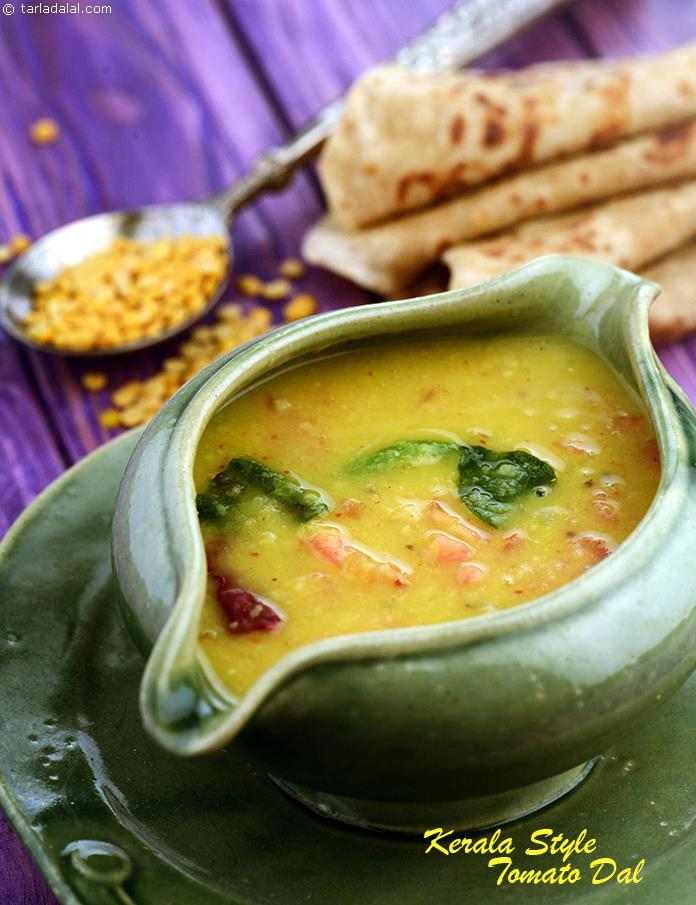 Kerala Style Tomato Dal | Tarla Dalal