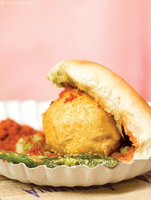 Khapoli Vada Pav | Tarla Dalal