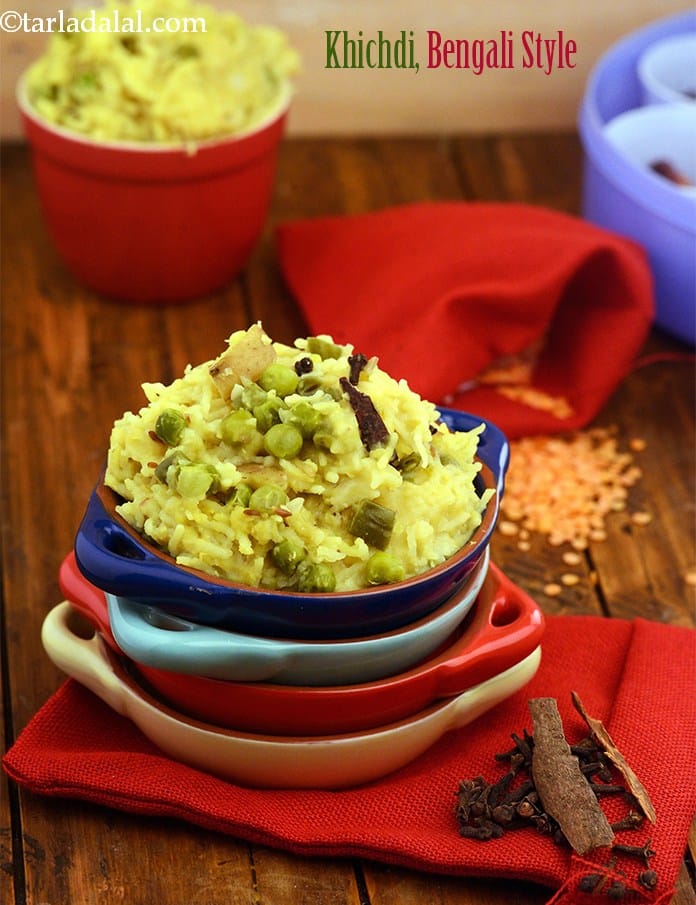 Khichdi, Bengali Style recipe, Indian Recipes | Tarla Dalal