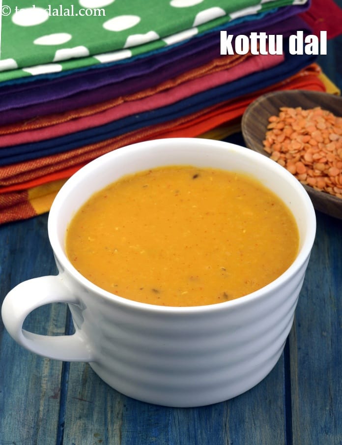 Kottu dal recipe | Sri Lankan dal curry | Indian masoor dal with coconut milk | | Tarla Dalal