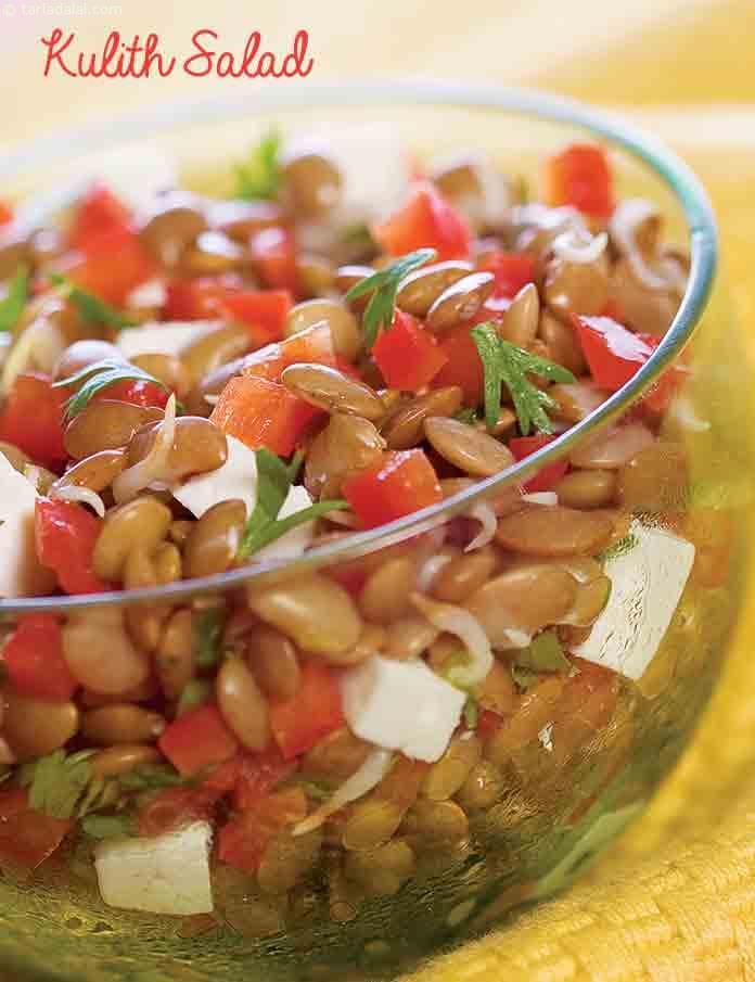 Kulith Salad, Protein Rich Recipe | Tarla Dalal