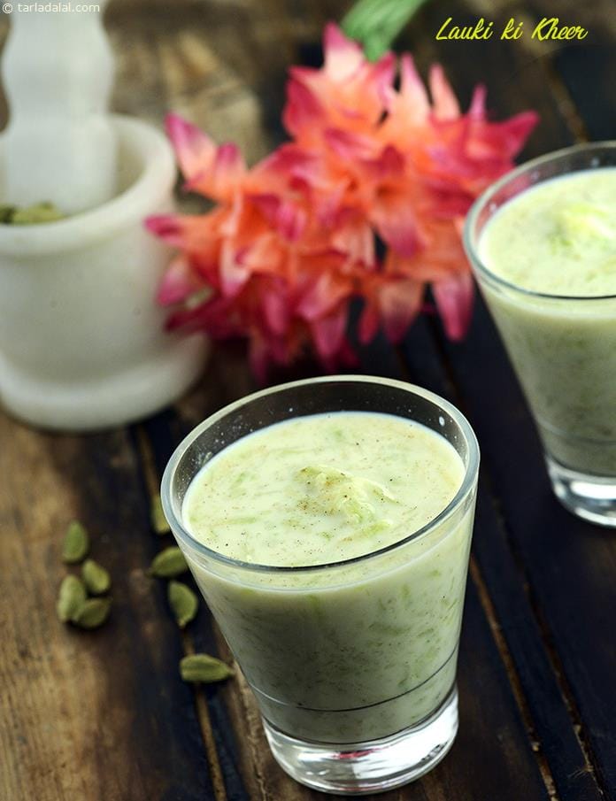 Lauki ki Kheer, Doodhi Kheer Recipe | Tarla Dalal
