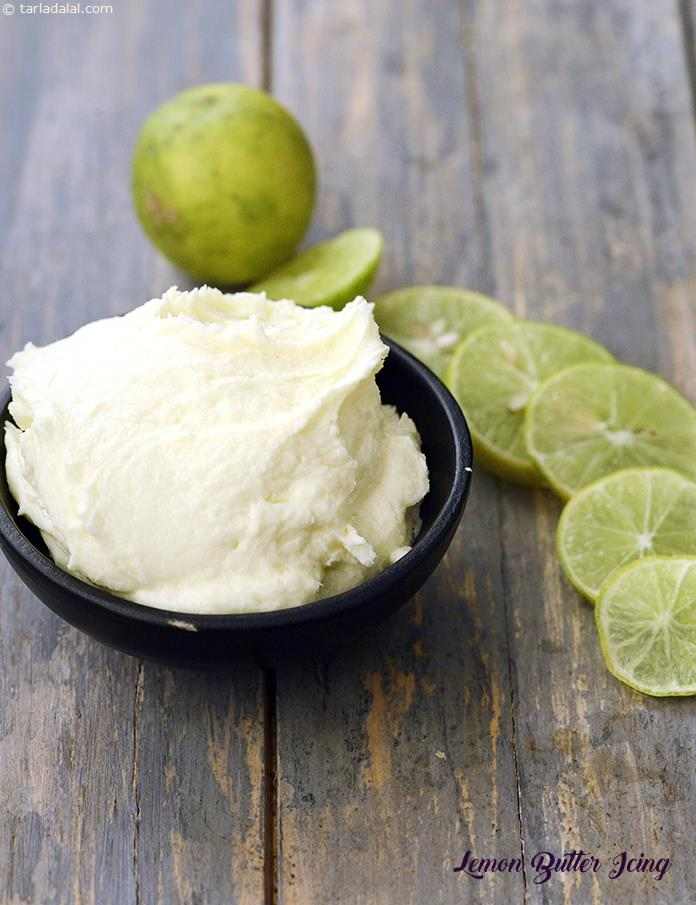 Lemon Butter Icing | Tarla Dalal