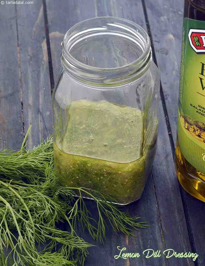 Lemon Dill Dressing | Tarla Dalal