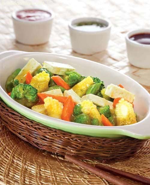 Lemon Grass Spicy Vegetables, Healthy Diabetic Recipe | Tarla Dalal