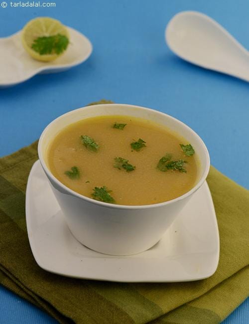 Limbu Dhania ka Shorba | Tarla Dalal