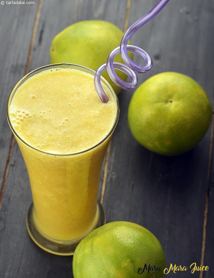 Mara Mari Juice, Pineapple and Sweet Lime Juice | Tarla Dalal