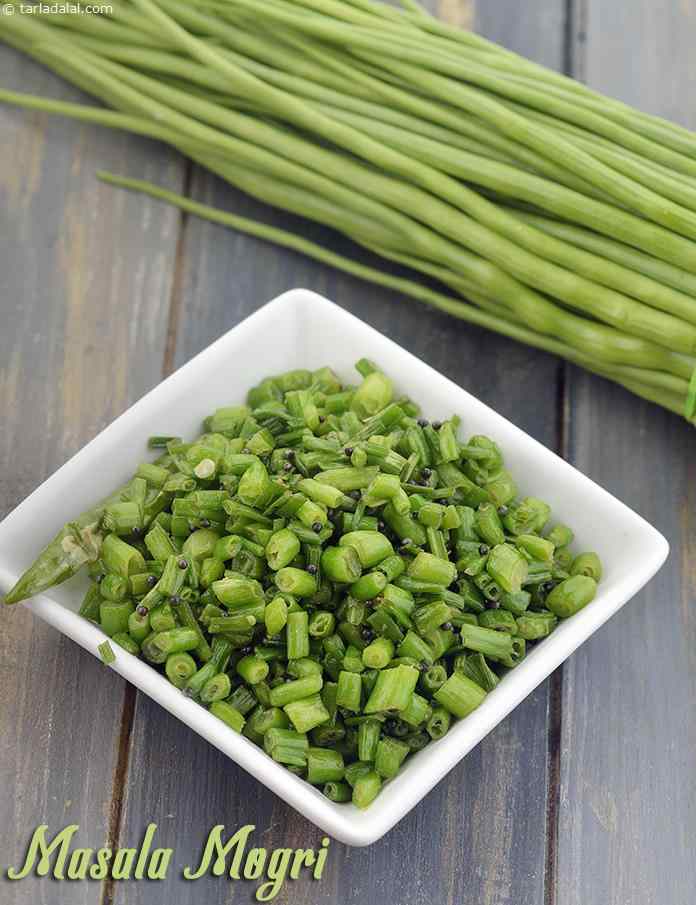 Masala Mogri, Green Mogri Subzi | Tarla Dalal