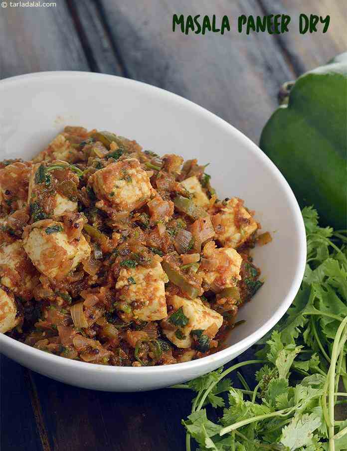 Masala Paneer Dry | Tarla Dalal