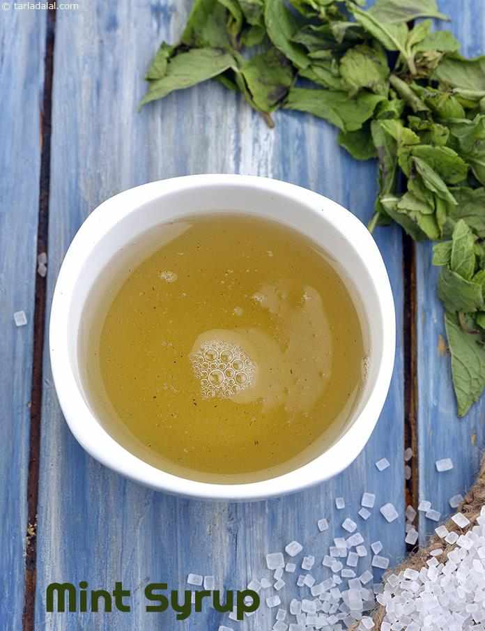 Mint Syrup | Tarla Dalal