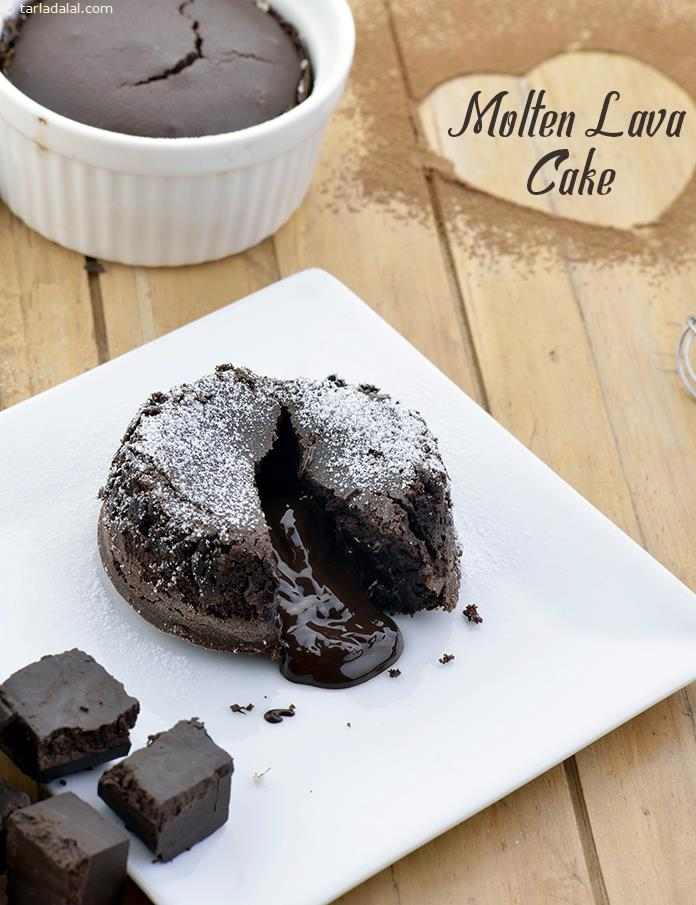 Molten Lava Cake | Tarla Dalal