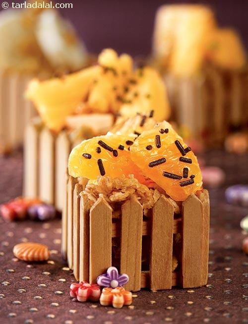 Muesli Coated Fruits | Tarla Dalal